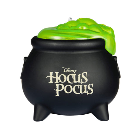 Hallmark Disney Hocus Pocus Sanderson Sisters Cauldron Ornament With Light Hallmark
