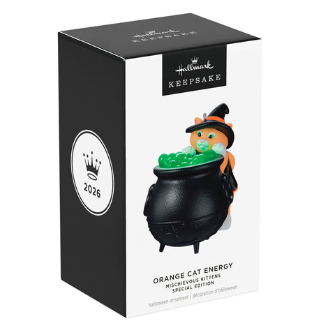 Hallmark Mischievous Kittens Orange Cat Energy Special Edition Ornament Hallmark