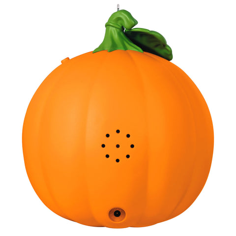 Spirited Pumpkin 2024 Hallmark Keepsake Ornament With Light and Sound Hallmark Keepsake Ornament Hallmark   