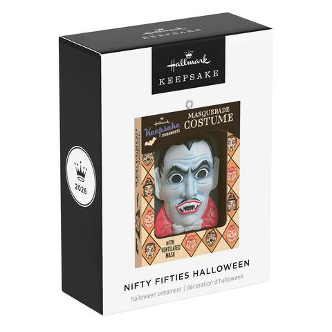 Hallmark Nifty Fifties Masquerade Costume Ornament Hallmark