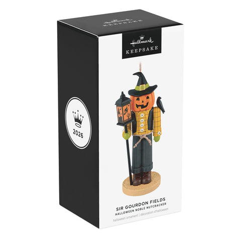 Hallmark Halloween Noble Nutcracker Sir Gourdon Fields Ornament Hallmark