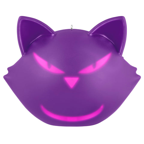Hallmark Halloween Cat-itude Ornament With Light and Sound Hallmark