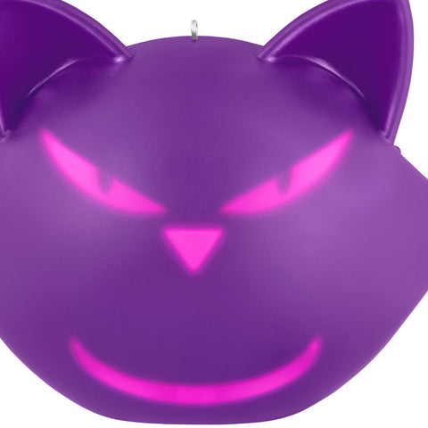 Hallmark Halloween Cat-itude Ornament With Light and Sound Hallmark