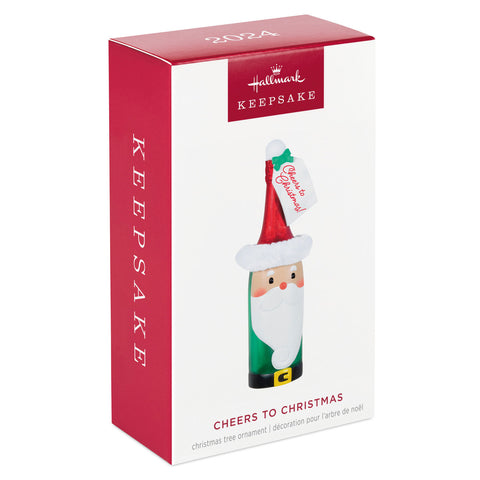 Cheers to Christmas 2024 Hallmark Keepsake Ornament Hallmark Keepsake Ornament Hallmark   