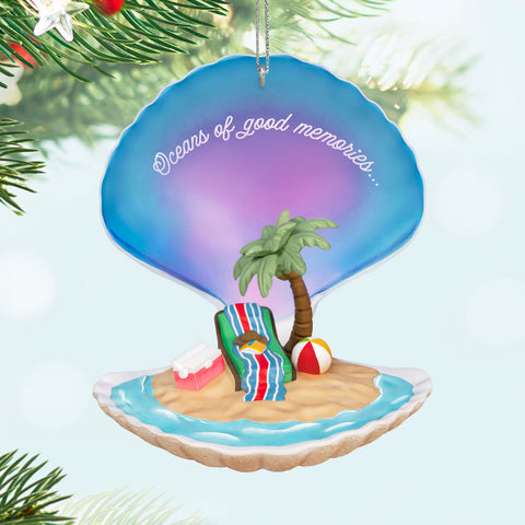 Oceans of Good Memories 2024 Hallmark Keepsake Ornament Hallmark Keepsake Ornament Hallmark   