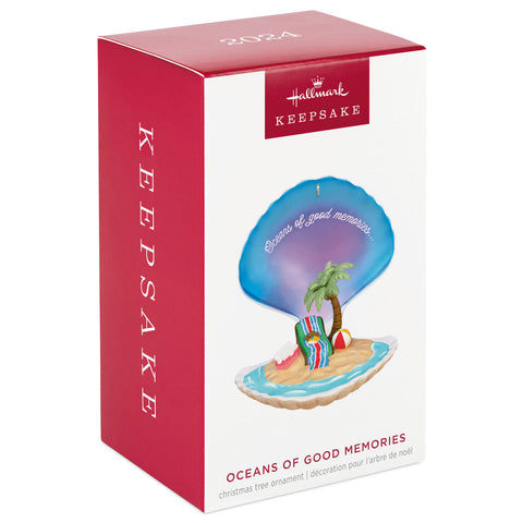 Oceans of Good Memories 2024 Hallmark Keepsake Ornament Hallmark Keepsake Ornament Hallmark   