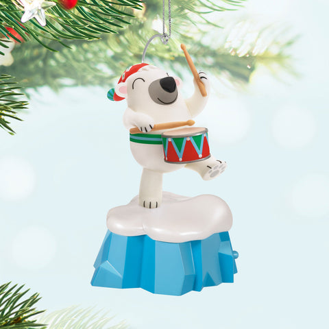 Little Drummer Bear Musical 2024 Hallmark Keepsake Ornament Hallmark Keepsake Ornament Hallmark   