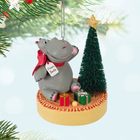 I Want a Hippopotamus for Christmas Musical 2024 Hallmark Keepsake Ornament Hallmark Keepsake Ornament Hallmark   