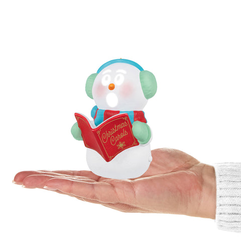 Caroling Snowman Musical 2024 Hallmark Keepsake Ornament With Light Hallmark Keepsake Ornament Hallmark   