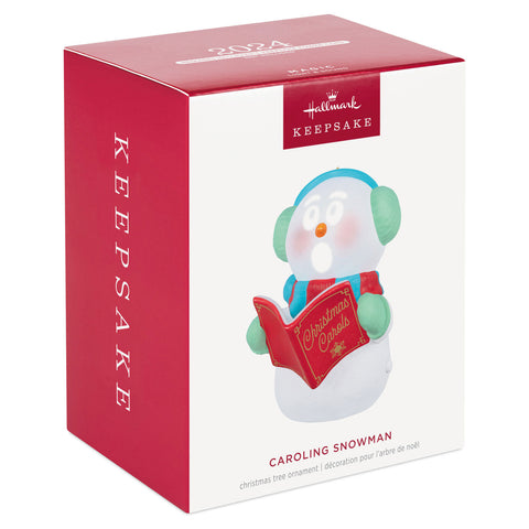 Caroling Snowman Musical 2024 Hallmark Keepsake Ornament With Light Hallmark Keepsake Ornament Hallmark   