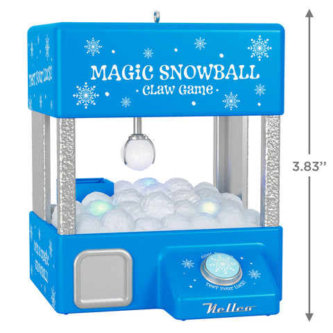 Magic Snowball Claw Game Musical 2024 Hallmark Keepsake Ornament With Light and Motion Hallmark Keepsake Ornament Hallmark   