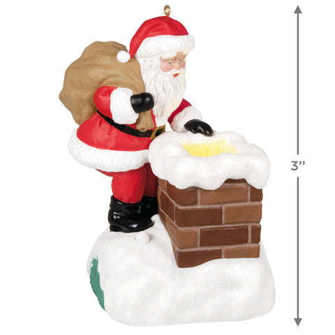 Up On the Housetop 2024 Hallmark Keepsake Ornament With Light and Sound Hallmark Keepsake Ornament Hallmark   