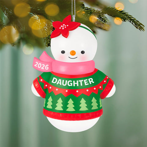 Hallmark Daughter Snowman 2026 Ornament Hallmark