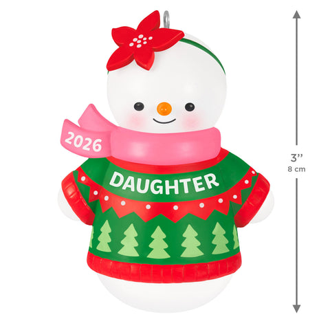 Hallmark Daughter Snowman 2026 Ornament Hallmark
