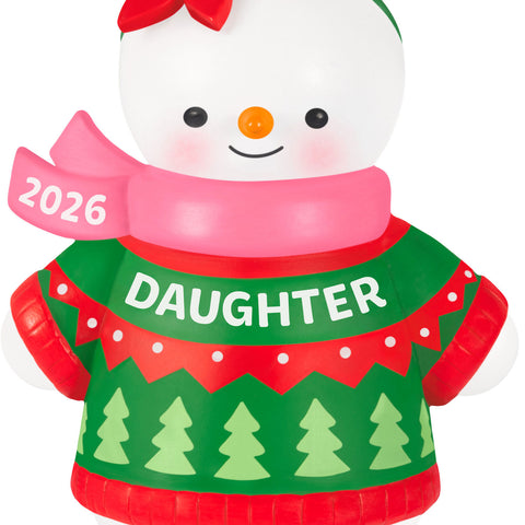 Hallmark Daughter Snowman 2026 Ornament Hallmark