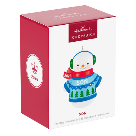 Hallmark Son Snowman 2026 Ornament Hallmark