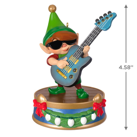 North Pole Tree Trimmers Band Collection Gil On Guitar Musical 2024 Hallmark Keepsake Ornament With Light Hallmark Keepsake Ornament Hallmark   