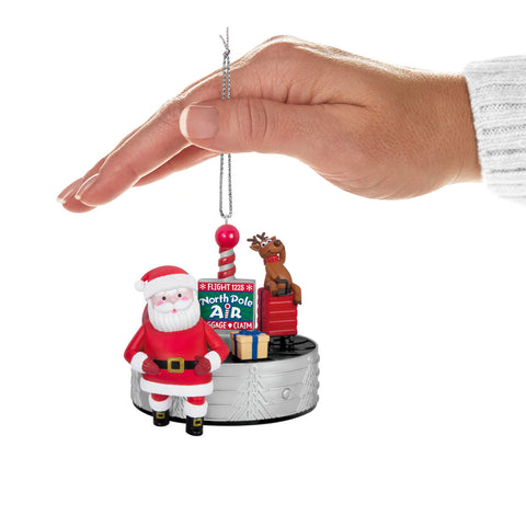 Ho-Ho-Holiday Travel 2024 Hallmark Keepsake Ornament With Light, Sound and Motion Hallmark Keepsake Ornament Hallmark   