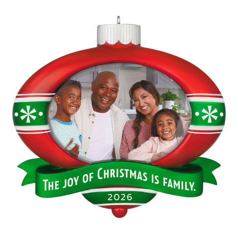 Hallmark The Joy of Christmas 2026 Photo Frame Ornament Hallmark