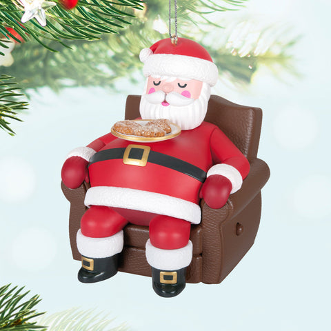 Snoring Santa 2024 Hallmark Keepsake Ornament With Sound and Motion Hallmark Keepsake Ornament Hallmark   