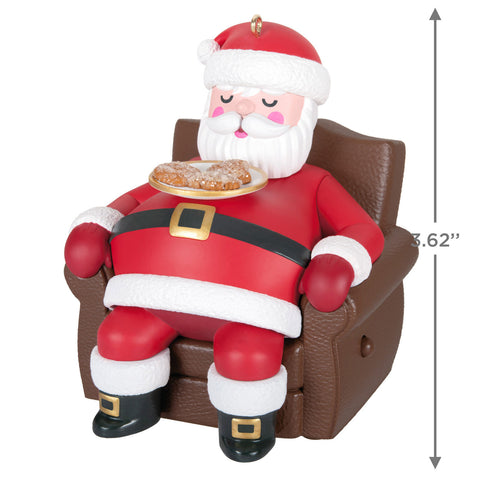 Snoring Santa 2024 Hallmark Keepsake Ornament With Sound and Motion Hallmark Keepsake Ornament Hallmark   