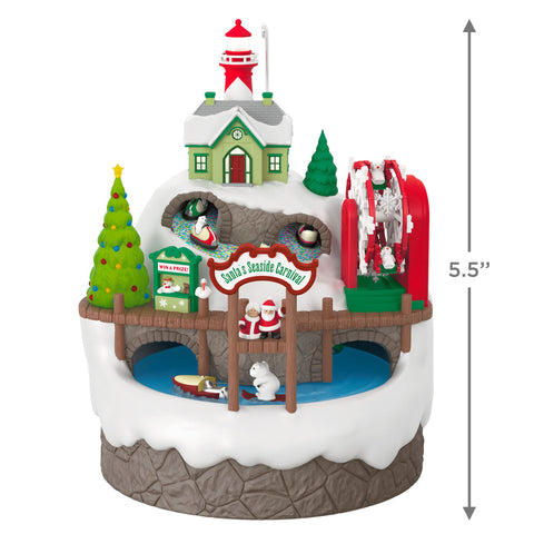 Santa's Seaside Carnival Musical 2024 Hallmark Keepsake Ornament With Light and Motion Hallmark Keepsake Ornament Hallmark   