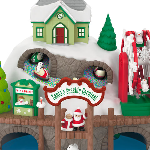 Santa's Seaside Carnival Musical 2024 Hallmark Keepsake Ornament With Light and Motion Hallmark Keepsake Ornament Hallmark   