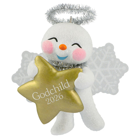Hallmark Godchild Snow Angel 2026 Ornament Hallmark