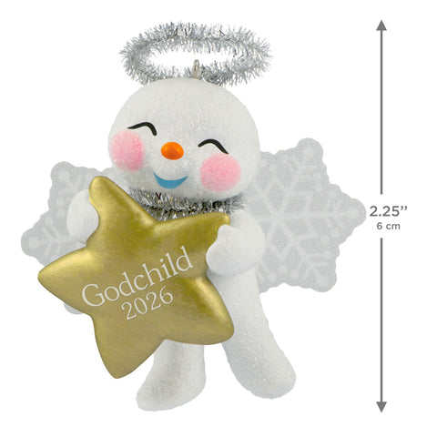 Hallmark Godchild Snow Angel 2026 Ornament Hallmark