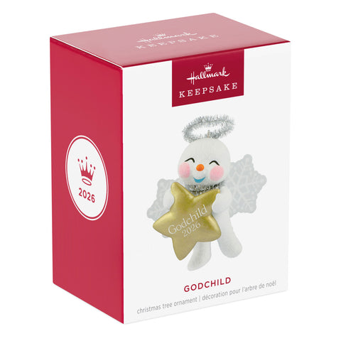Hallmark Godchild Snow Angel 2026 Ornament Hallmark