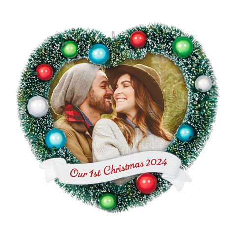 Our 1st Christmas 2024 Photo Frame 2024 Hallmark Keepsake Ornament Hallmark Keepsake Ornament Hallmark Default Title  