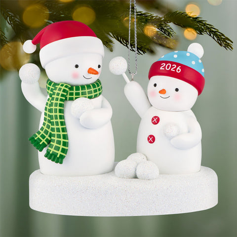 Hallmark Snowball Fight 2026 Musical Ornament Hallmark