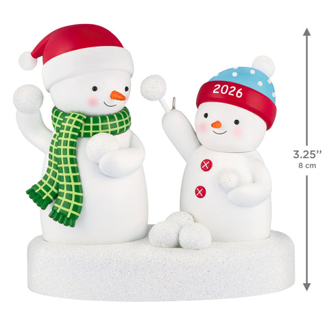 Hallmark Snowball Fight 2026 Musical Ornament Hallmark