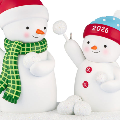 Hallmark Snowball Fight 2026 Musical Ornament Hallmark