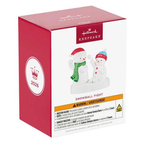 Hallmark Snowball Fight 2026 Musical Ornament Hallmark
