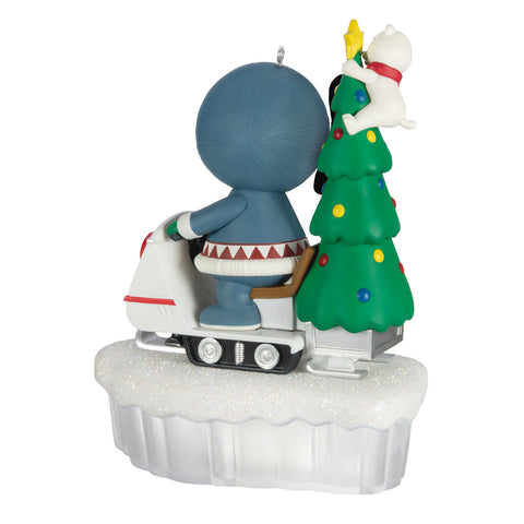 Hallmark Frosty Friends Tree Delivery Ornament With Light Hallmark