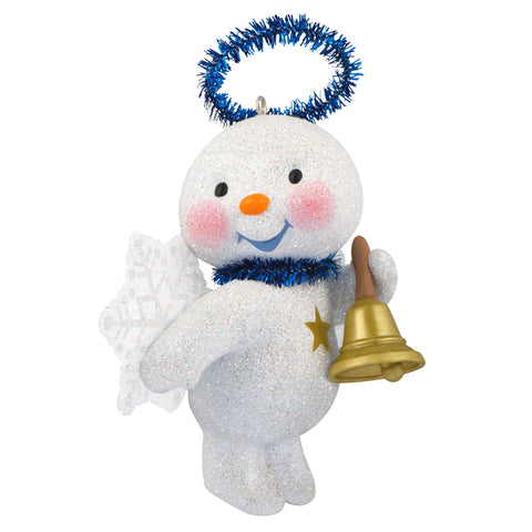 Hallmark Cute Snow Angel With Bell Ornament Hallmark