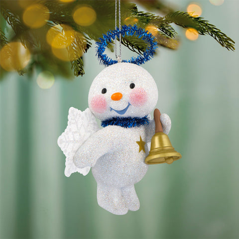Hallmark Cute Snow Angel With Bell Ornament Hallmark
