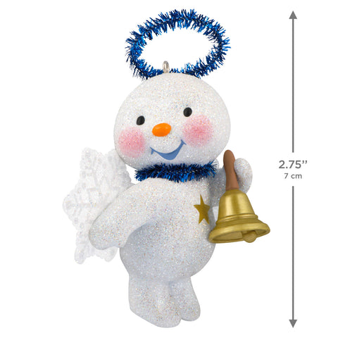 Hallmark Cute Snow Angel With Bell Ornament Hallmark