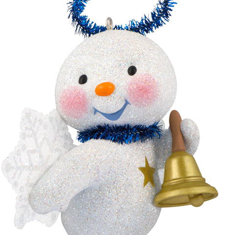 Hallmark Cute Snow Angel With Bell Ornament Hallmark