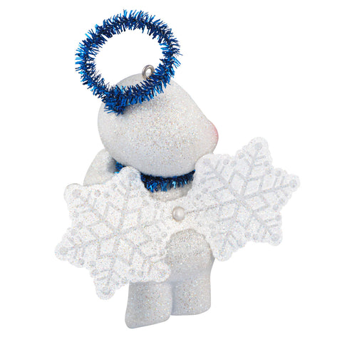 Hallmark Cute Snow Angel With Bell Ornament Hallmark