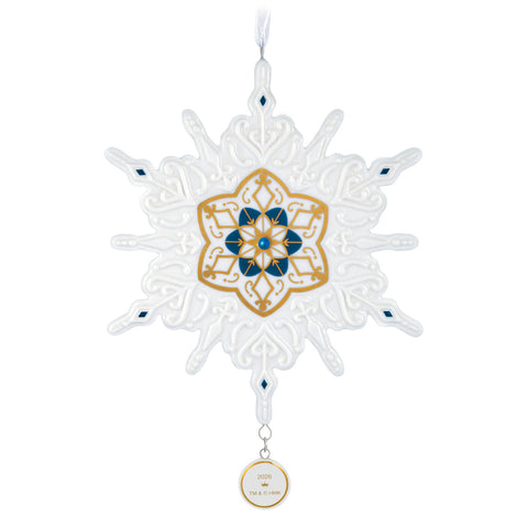 Hallmark Snowflake 2026 Porcelain Ornament Hallmark