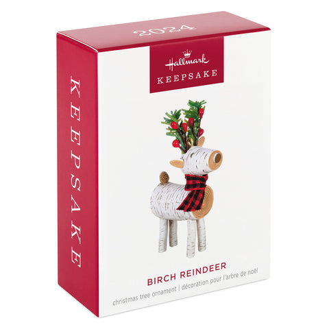 Birch Reindeer 2024 Hallmark Keepsake Ornament Hallmark Keepsake Ornament Hallmark   