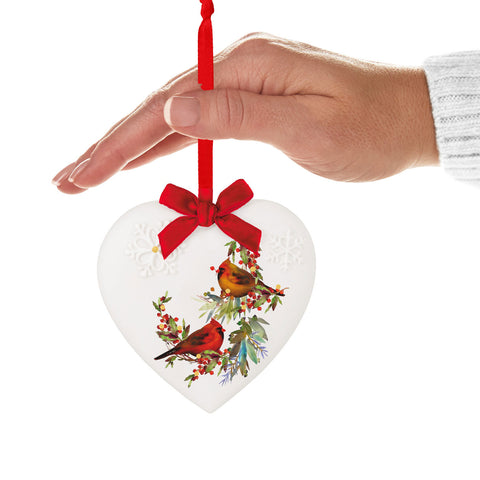 Christmas Cardinals Porcelain 2024 Hallmark Keepsake Ornament Hallmark Keepsake Ornament Hallmark   