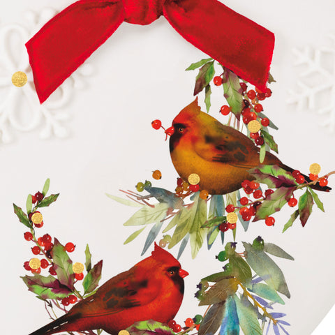 Christmas Cardinals Porcelain 2024 Hallmark Keepsake Ornament Hallmark Keepsake Ornament Hallmark   