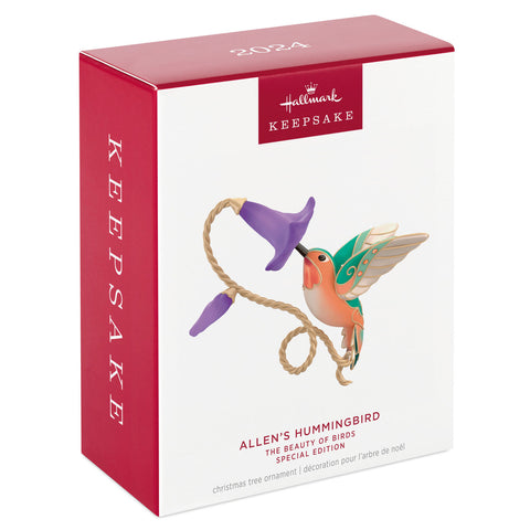 The Beauty of Birds Allen's Hummingbird Special Edition Metal 2024 Hallmark Keepsake Ornament Hallmark Keepsake Ornament Hallmark   