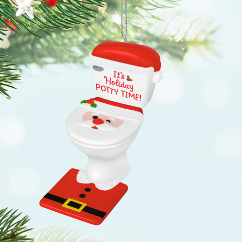 It's Holiday Potty Time 2024 Hallmark Keepsake Ornament Hallmark Keepsake Ornament Hallmark   