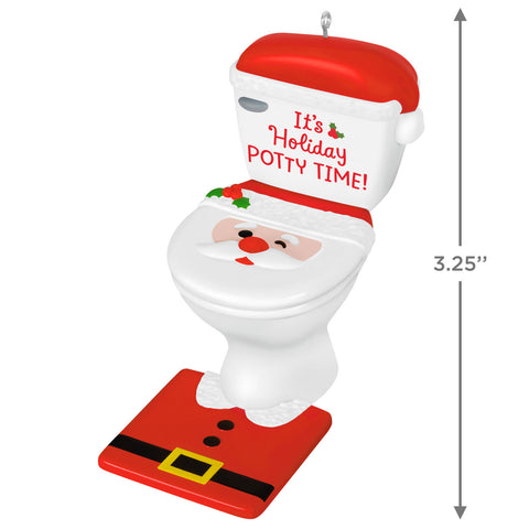 It's Holiday Potty Time 2024 Hallmark Keepsake Ornament Hallmark Keepsake Ornament Hallmark   