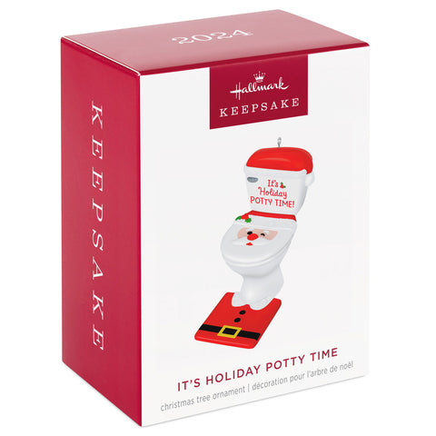 It's Holiday Potty Time 2024 Hallmark Keepsake Ornament Hallmark Keepsake Ornament Hallmark   