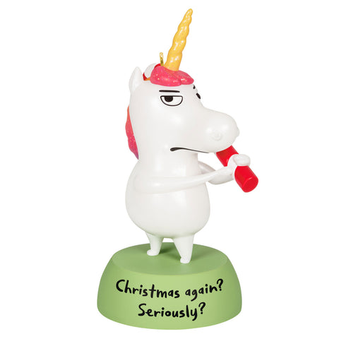 Meh Unicorn 2024 Hallmark Keepsake Ornament Hallmark Keepsake Ornament Hallmark Default Title  